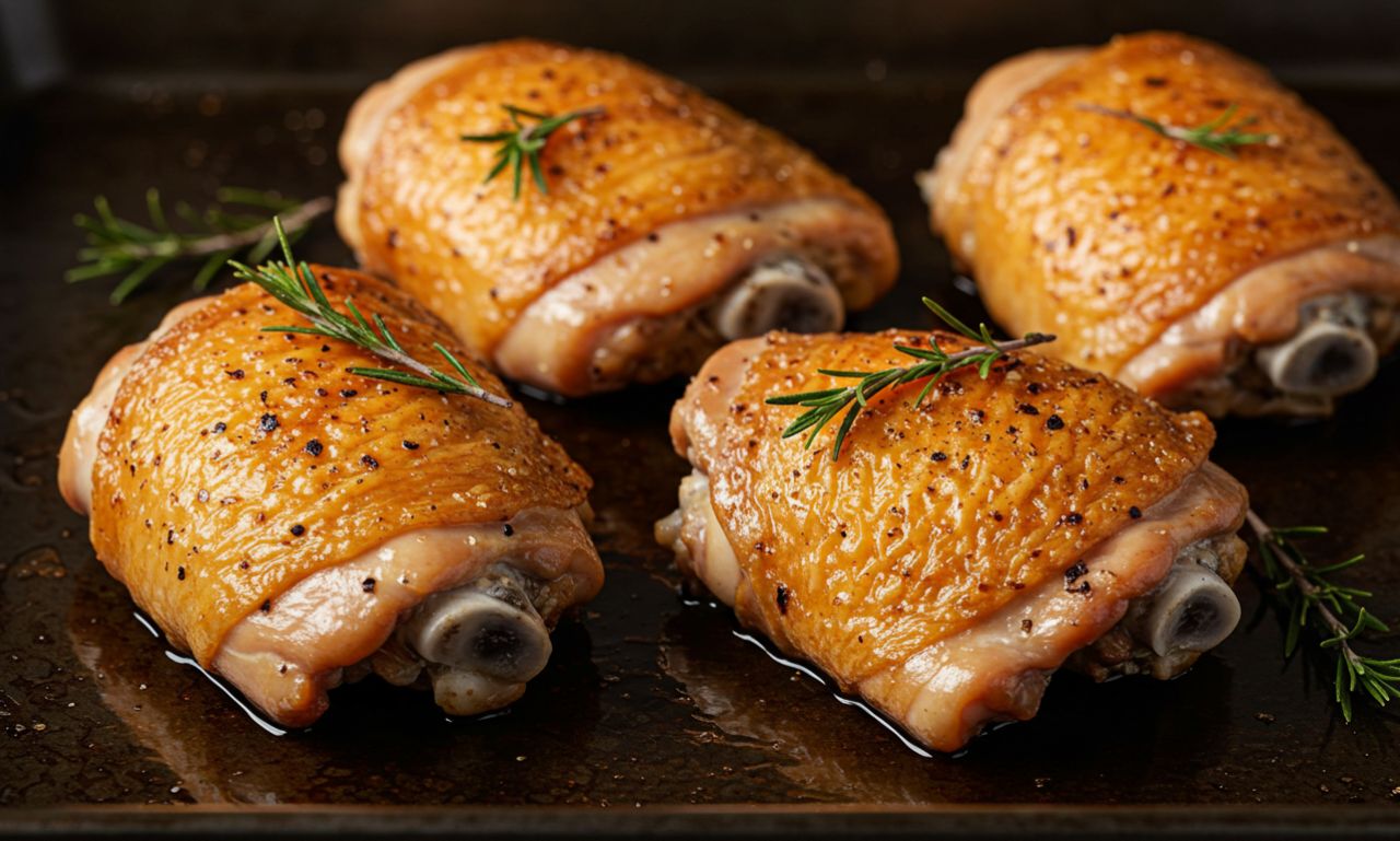 Chicken Thighs in Oven